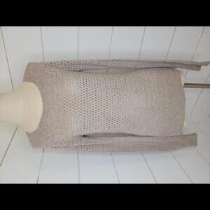 American Eagle Outfitters small greyish tan loose knit sweater